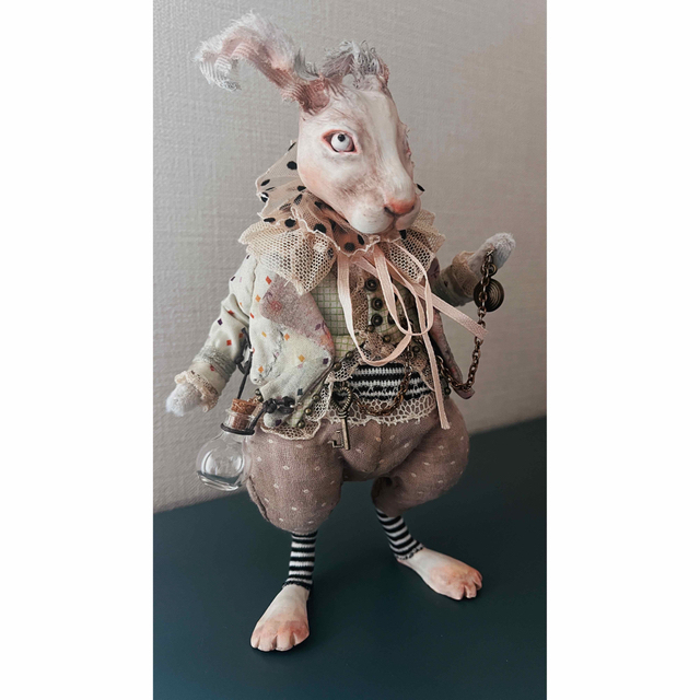 人形手作り人形　海外作家　ドール　ウサギ　テディコレクション