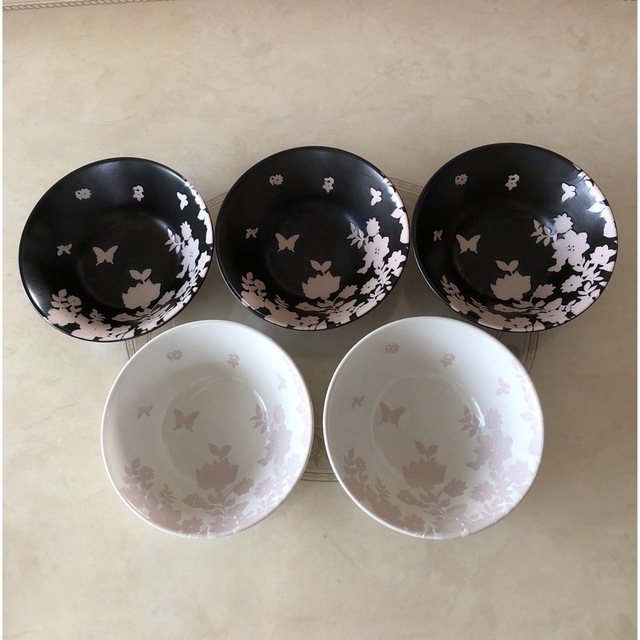 HANAE MORI(ハナエモリ)のHANAE MORI  yamaka JAPAN   ボウル　5枚セット❣️ インテリア/住まい/日用品のキッチン/食器(食器)の商品写真