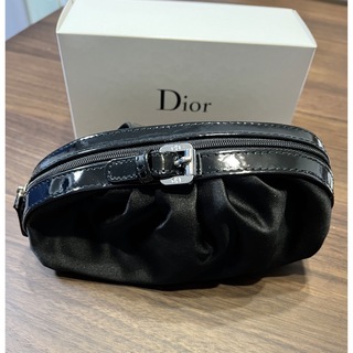 クリスチャンディオール(Christian Dior)のDior メイクポーチ　黒(ポーチ)