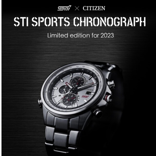 STI Sports Chronograph 2023バンドステンレス