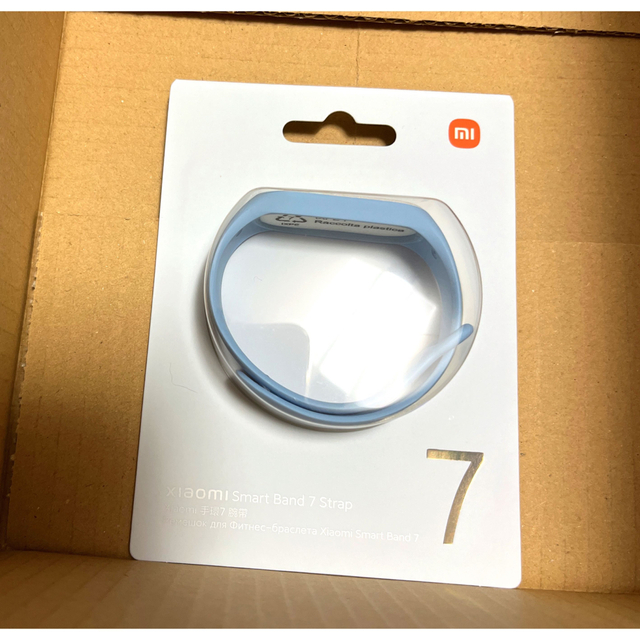 シャオミXiaomi Smart Band 7 Strap ブルー スマホ/家電/カメラのスマホ/家電/カメラ その他(その他)の商品写真