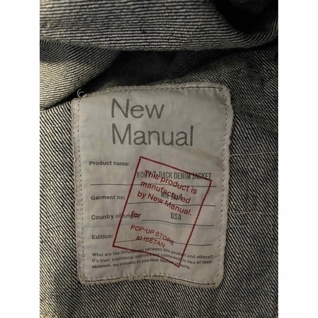 Levi's(リーバイス)の伊勢丹限定 new manual 001 T-BACK DENIM JACKET メンズのジャケット/アウター(Gジャン/デニムジャケット)の商品写真