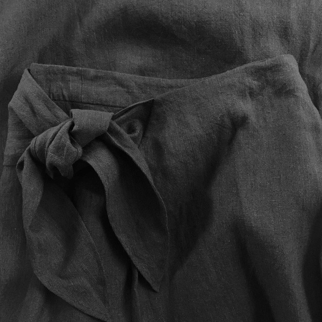 Jurgen Lehl(ヨーガンレール)のヨーガンレール   リネンロングスカート　size:L レディースのスカート(ロングスカート)の商品写真