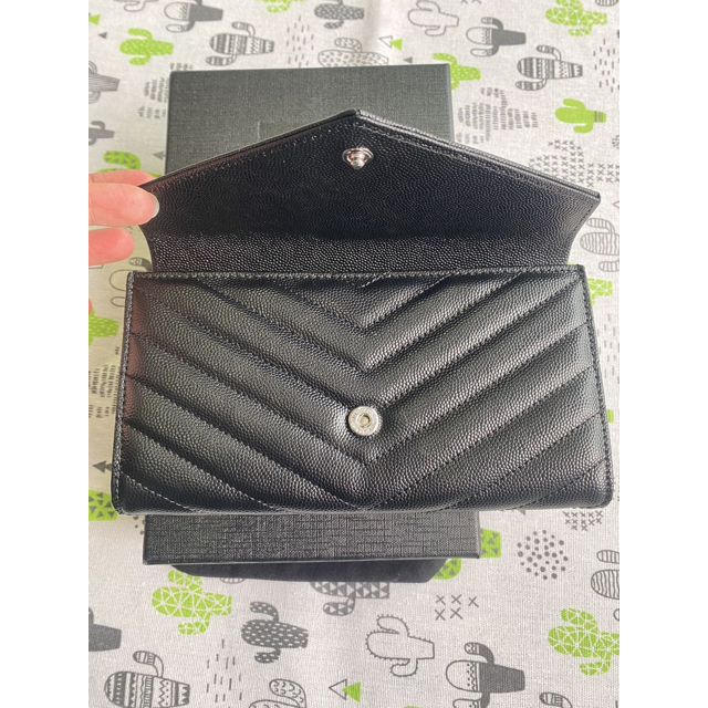 柔らかい 長財布 Saint Laurent サンローラン モノグラム フ