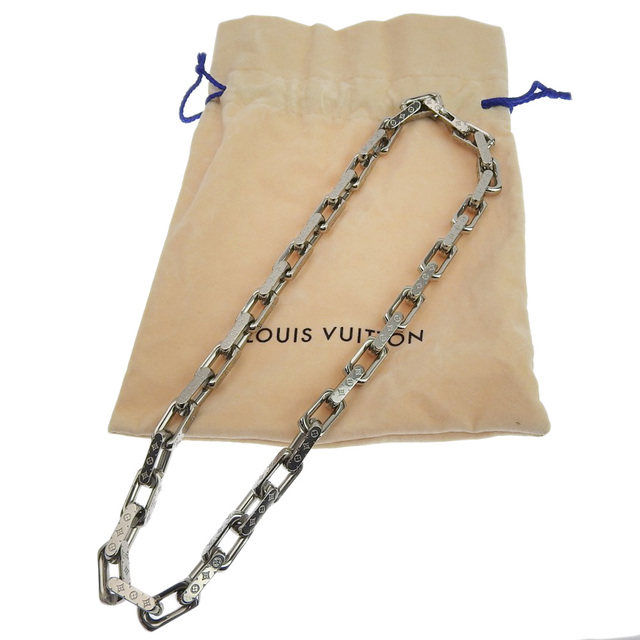 【本物保証】 布袋付 超美品 ルイヴィトン LOUIS VUITTON モノグラム コリエ チェーン ネックレス M00307