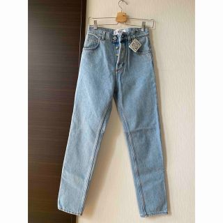 LOEWE ロエベ 23SS CROPPED JEANS HB44Y11W02 クロップド スリムジーンズ ブルー デニムパンツ