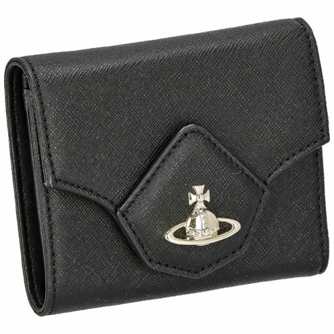 VICTORIAメーカー品番ヴィヴィアン ウエストウッド Vivienne Westwood 三つ折財布 VICTORIA レディース 51010039-VICTORIA BLACK