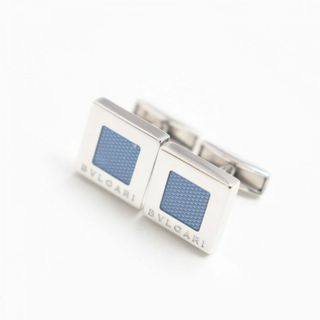 BVLGARI   良品○BVLGARI ブルガリ SV スクエア カフスボタン