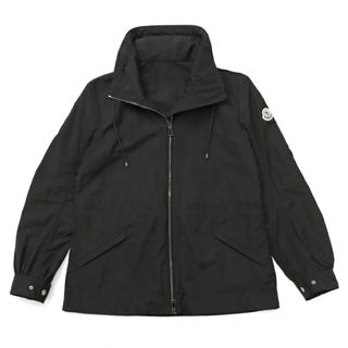 モンクレール(MONCLER)のモンクレール MONCLER ナイロン パーカージャケット ENET 引き出し式フード ウィンドブレーカー スタンドカラー ブラック 0931A00099 54543 999(パーカー)