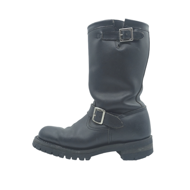 VINTAGE 70s-80s ENGINEER BOOTS BLACK-