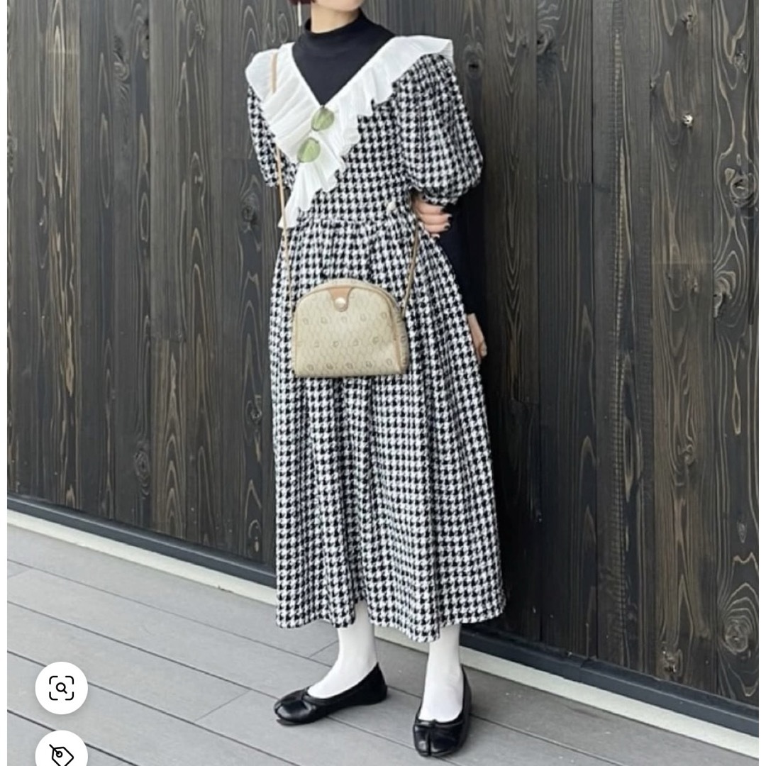 sister jane(シスタージェーン)のsister jane / Pearly Ruffle Wrap Dress  レディースのワンピース(ロングワンピース/マキシワンピース)の商品写真