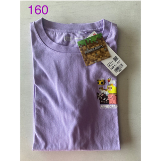 ユニクロ(UNIQLO)の新品　ユニクロ　マインクラフト　Tシャツ　160(Tシャツ/カットソー)