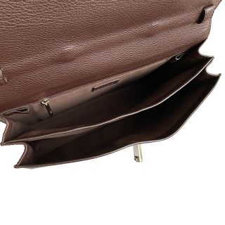 LOEWE - ロエベ 高級レザー ビジネスバッグ ブリーフケース 茶 美品 の