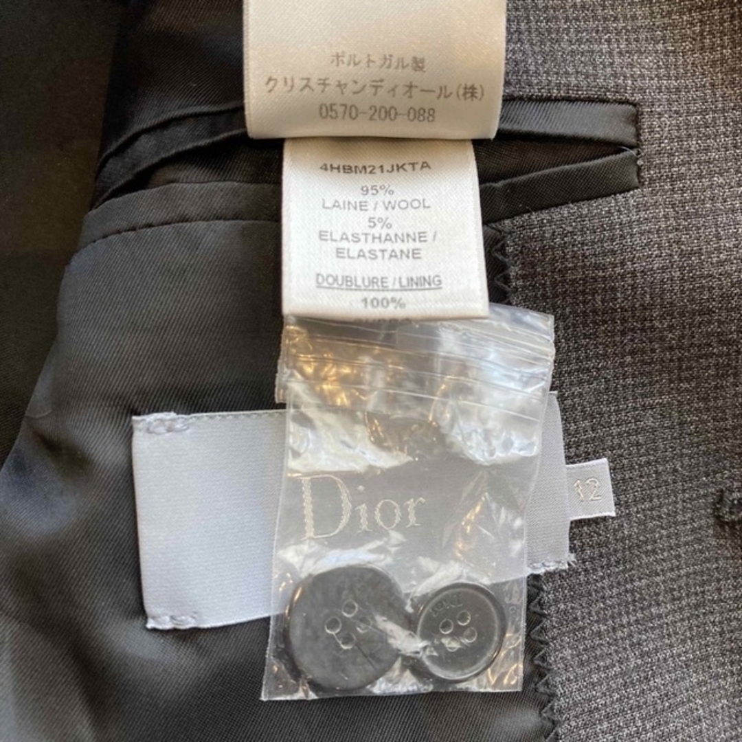 美品 DIOR クリスチャンディオール キッズ 子供 12 150 スーツ 上下