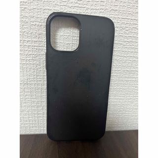 アップル(Apple)のiPhone12 mini 純正レザーケース　ブラック(iPhoneケース)