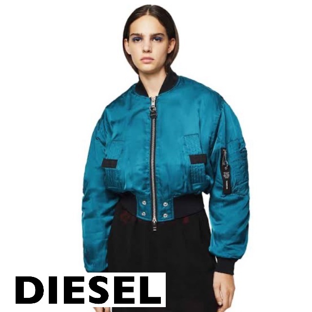 【新品】DIESEL サテンボンバージャケット　タグ付き　レディース