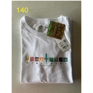 ユニクロ(UNIQLO)の新品　ユニクロ　マインクラフト　Tシャツ　140(Tシャツ/カットソー)