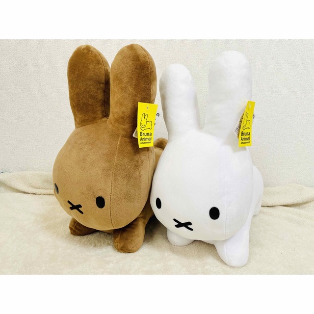 miffy(ミッフィー)のブルーナアニマル　特大ぬいぐるみ　2種類 エンタメ/ホビーのおもちゃ/ぬいぐるみ(ぬいぐるみ)の商品写真