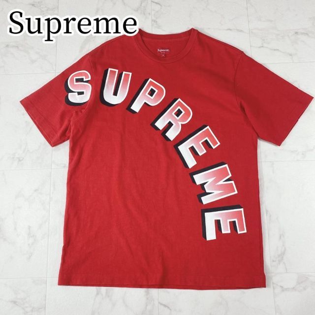 美品 Supreme アーチロゴ 18SS Gradient Arc Top