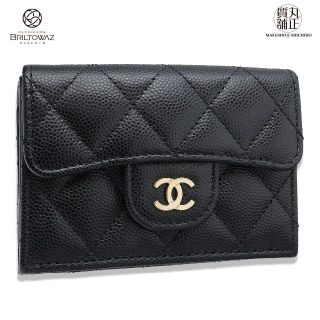 シャネル(CHANEL)のシャネル 22SS クラシック スモールフラップウォレット AP0230 黒(財布)