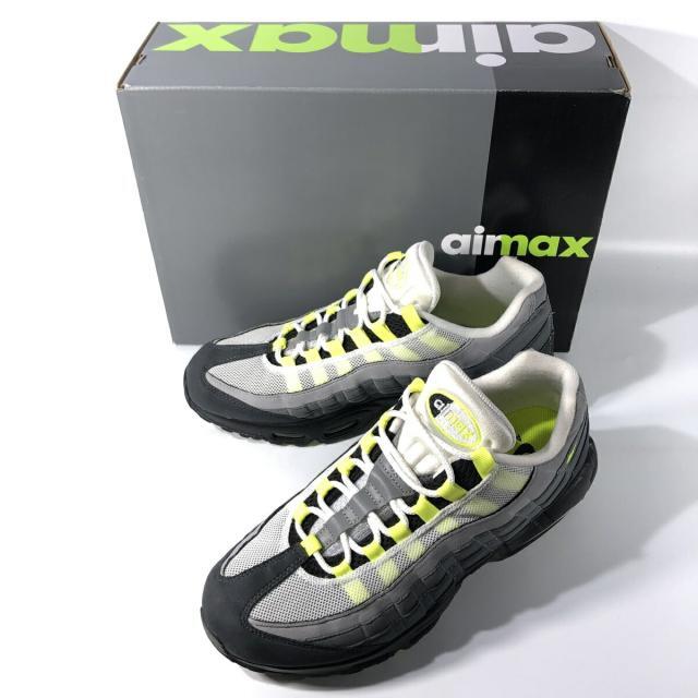 NIKE(ナイキ)の極美品 ナイキ NIKE AIR MAX 95 OG NEON YELLOW 2020 エアマックス CT1689-001 イエローグラデーション ネオンイエロー 27cm US 9【A0】 メンズの靴/シューズ(スニーカー)の商品写真