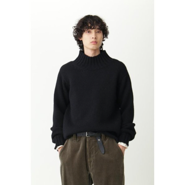 MHL. British Wool Knit Navy M - ニット/セーター