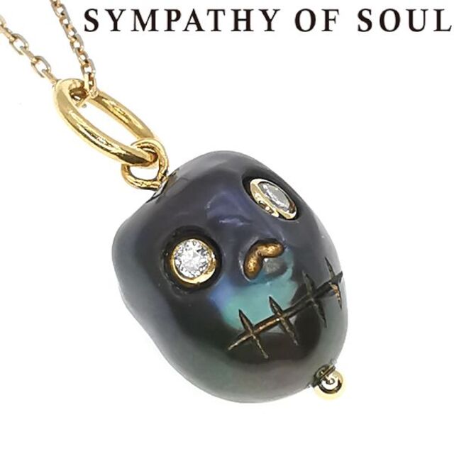 SYMPATHY OF SOUL(シンパシーオブソウル)のシンパシーオブソウル K10 ダイヤ ネックレス レディースのアクセサリー(ネックレス)の商品写真