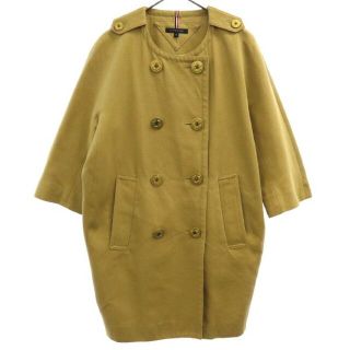 トミーヒルフィガー(TOMMY HILFIGER)のトミーヒルフィガー ダブル コート M カーキ TOMMY HILFIGER レディース 【中古】  【230411】(ロングコート)