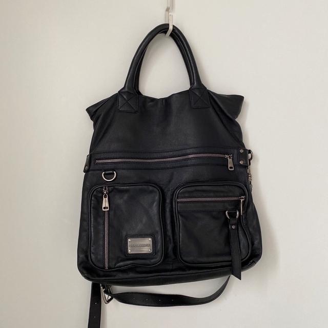 DOLCE&GABBANAドルチェ本革ラムトートショルダーバッグ - ショルダーバッグ