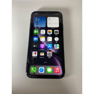 アイフォーン(iPhone)のiPhoneXR 128GB Apple simフリー 中古 ジャンク (スマートフォン本体)