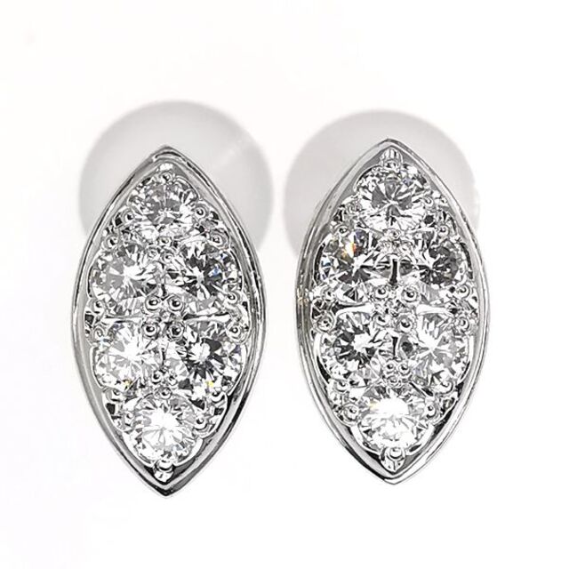 Pt ダイヤモンド ピアス 0.28ct 定番の中古商品 shop.shevacatom.co.il