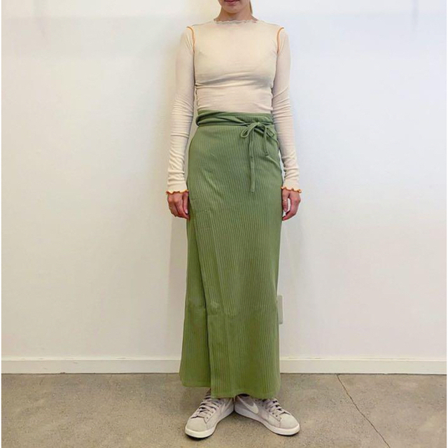 EDIT.FOR LULU(エディットフォールル)の美品　BASERANGE BRIG SKIRT レディースのスカート(ロングスカート)の商品写真