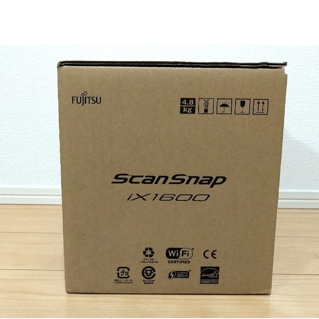 富士通(フジツウ)の【新品未開封】ScanSnap iX1600 FI-IX1600A  白 スマホ/家電/カメラの生活家電(その他)の商品写真