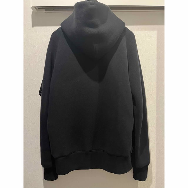 sacai スポンジスウェットフーディ パーカー 黒 1