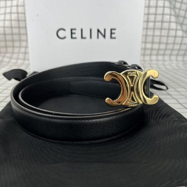 CELINE セリーヌ トリオンフベルト 美品 85 小物 ベルト オフ www