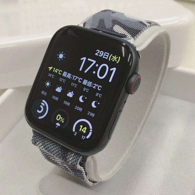 Apple Watch series4 44mm 黒 アップルウォッチ nike-