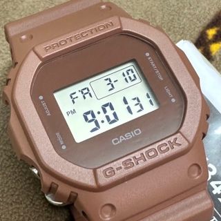 ジーショック(G-SHOCK)の国内正規・新品未使用　DW-5600ET-5JF ブラウン(腕時計(デジタル))