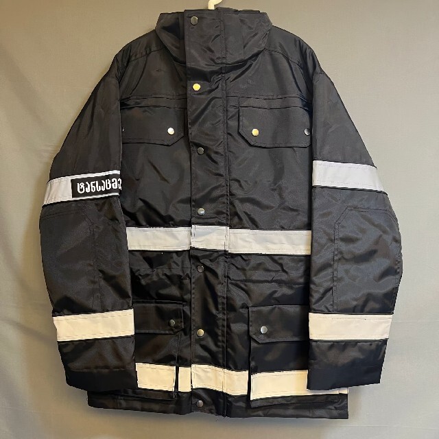 【お年玉セール特価】 VETEMENTS Parka Hooded Mask Black 19SS ブルゾン