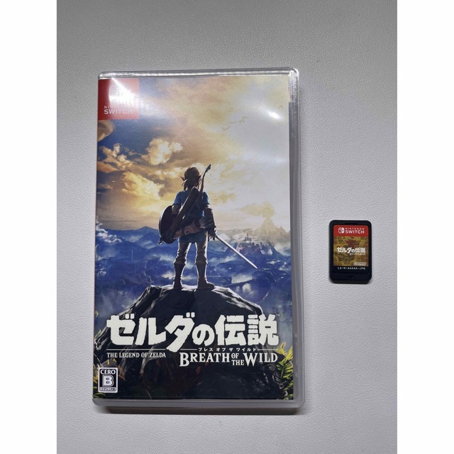 任天堂(ニンテンドウ)のゼルダの伝説 ブレス オブ ザ ワイルド Switch エンタメ/ホビーのゲームソフト/ゲーム機本体(家庭用ゲームソフト)の商品写真