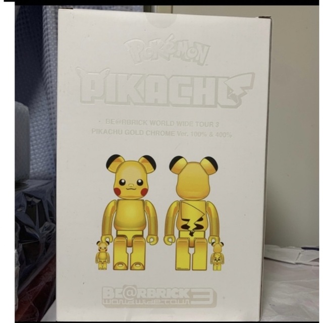 BE@RBRICK ピカチュウ GOLDCHROME Ver.100％&400％ - フィギュア