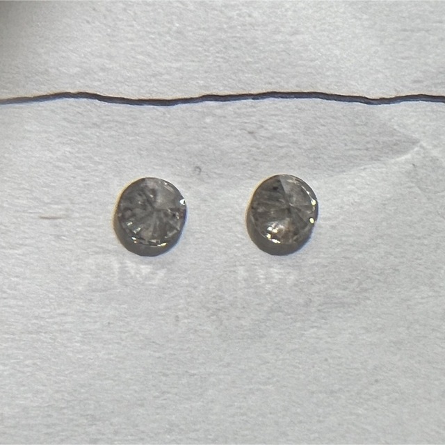 天然ブラウンダイヤモンド　K18ピアス　両耳 レディースのアクセサリー(ピアス)の商品写真