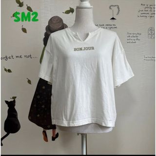 サマンサモスモス(SM2)の🌼最終価格🌼∇397 サマンサモスモス 英字Tシャツ(Tシャツ(半袖/袖なし))