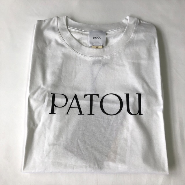 新品未着用 白XS PATOU オーガニックコットン パトゥロゴTシャツ