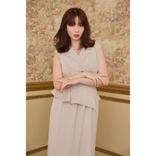 Her lip to - Split Ruffled Check Organza Dressの通販|ラクマ