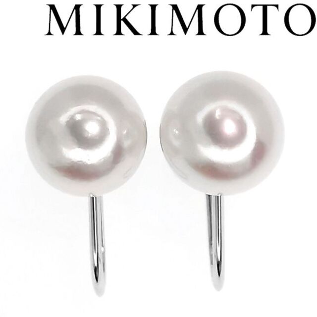 MIKIMOTO(ミキモト)のミキモト MIKIMOTO K18WG パール イヤリング 定価7万 レディースのアクセサリー(イヤリング)の商品写真