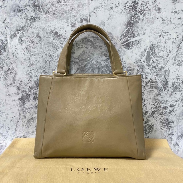 LOEWE ロエベ　LAZO ラゾミニ　キャンバス×レザー　2wayバッグ　美品