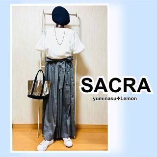 サクラ(SACRA)の【SACRA／サクラ】✤ ペタルスリーブプルオーバー ✤ ビアズリー イエナ  (カットソー(半袖/袖なし))