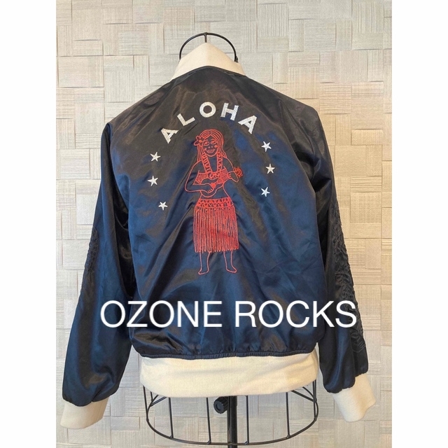 OZONE ROCKS オゾンロックス スカジャン フラガール柄 刺繍 【受注生産