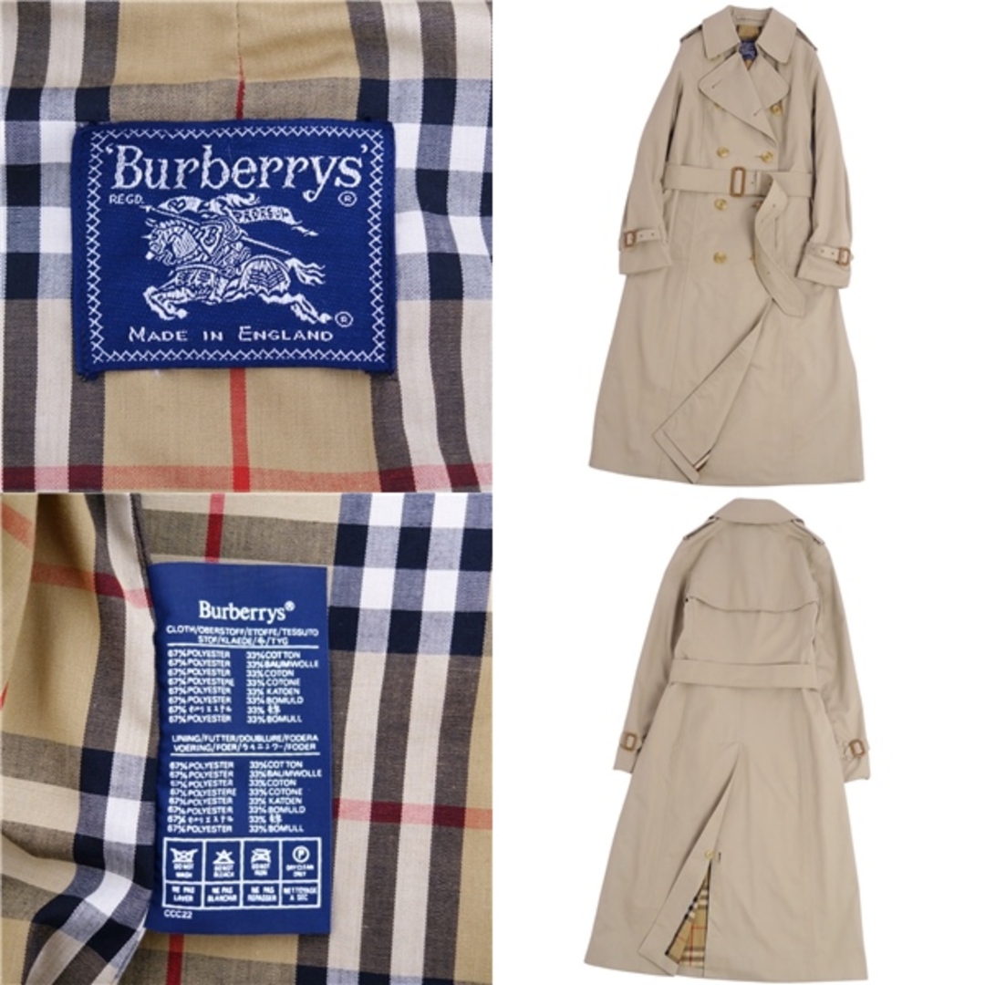 美品 Vintage バーバリー Burberrys コート トレンチコート 裏 美品 Vintage バーバリー Burberrys コート トレンチコート 裏