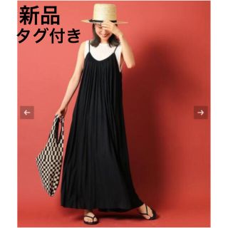 プラージュ(Plage)のPlage Crepe キャミワンピース 新品タグ付き(ロングワンピース/マキシワンピース)